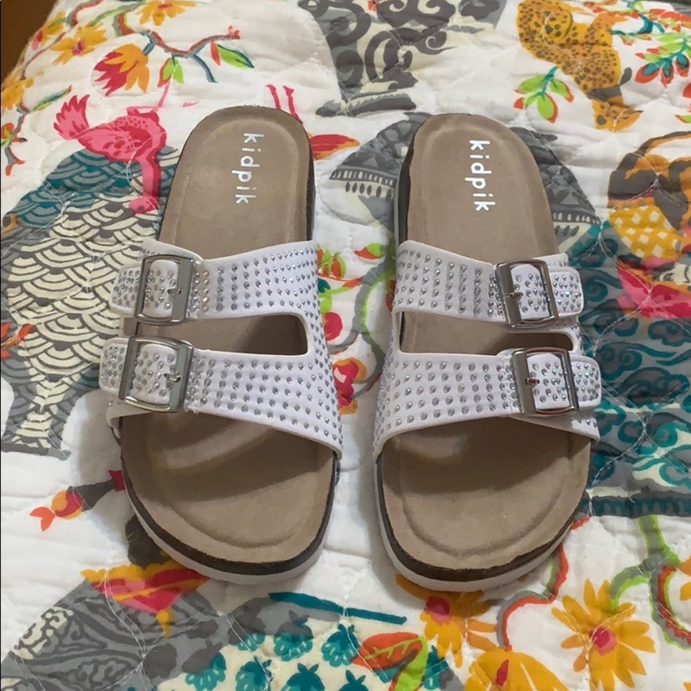 Kidpik Velcro sandal slides